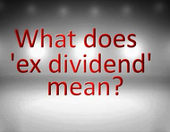 What does Xdividend mean.png